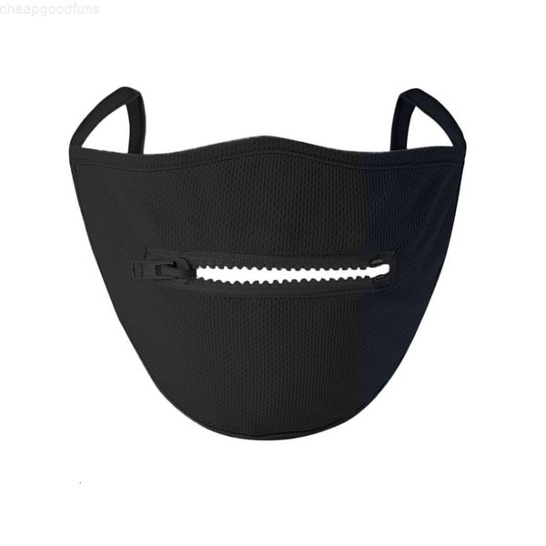 

mask 2020 face new zipper creative design easy to drink washable reusable covering protective masks epacket