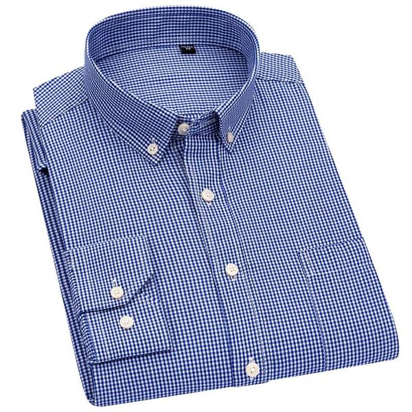 

spring autumn long-sleeved men's business casual shirts slim-fit plaid cotton clothes shirts factory direct sales dropshiping, White;black