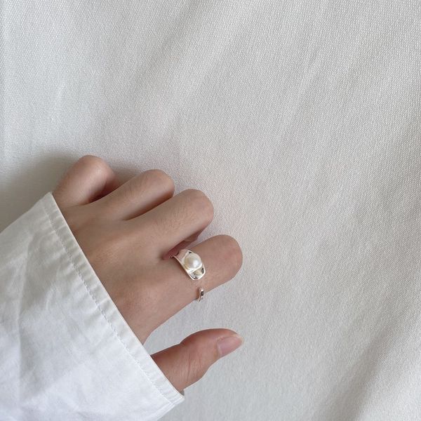 

sterling silver ring female open ring plain ring four models are available
