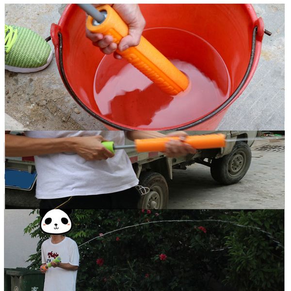 

16-33cm summer water gun toys outdoor beach toys pumping range 5-8 meters drift telescopic gun q1217