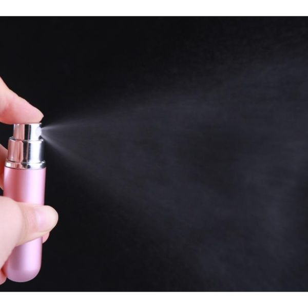 

5ml round head anodized aluminum high-end perfume bottle mini portable glass sub-bottomed aluminum tube spray bot jllvgn mx_home