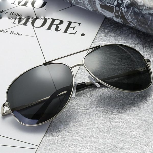 

2020 new polarized sunglasses classic sun glasses coating lens driving eyewear men vintage aluminum for men women uv4001, Black