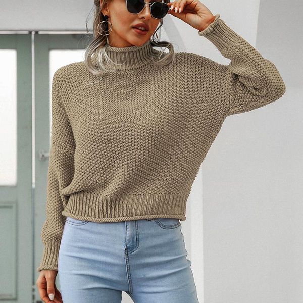 

women's sweaters high street long sleeve sweater autumn winter solid color turtleneck fashion casual knitted womens pulllovers jumper t, White;black