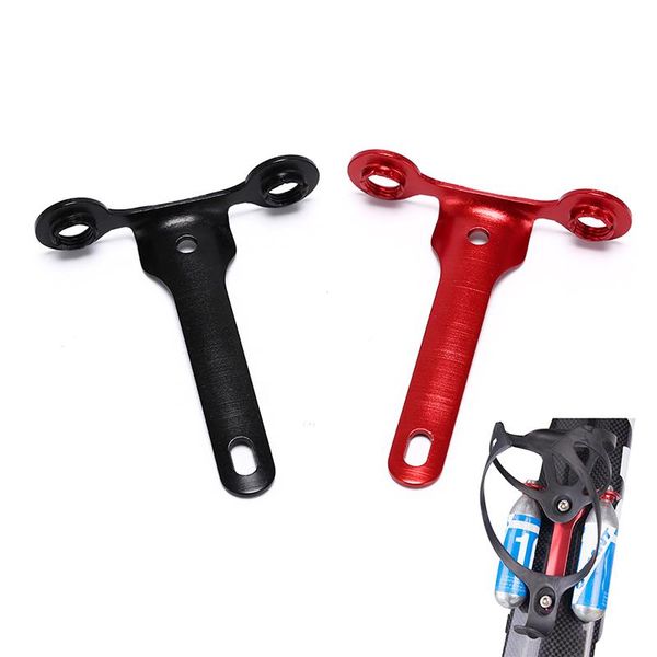 

black/red colors co2 cartridge holder bracket hold for road bike water bottle cage