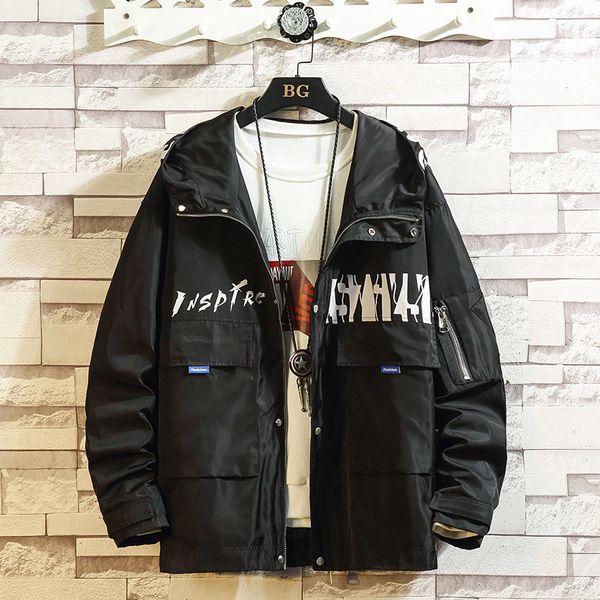 

2021 new autumn spring male jacket classic medium-aged black jackets comfortable more oversize 5xl g4ny, Black;brown