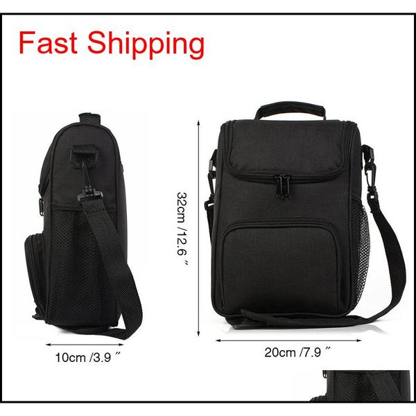 

2019 camping cool lunch box insulated lunch thermal bag for women men work school kids girls boys with shoulder qyletb lipper