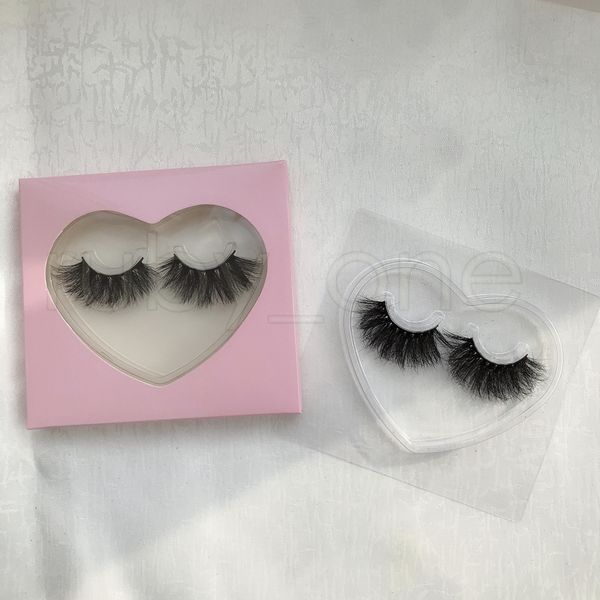 

3d mink eyelash package boxes false eyelashes packaging empty eyelash box case creative heart shaped lashes box packaging rra4108