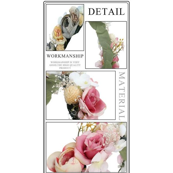 

haimeikang headbands flower wreath pineal garland headpiece crown kids girl floral garlands headdress vines hair acc jllutv