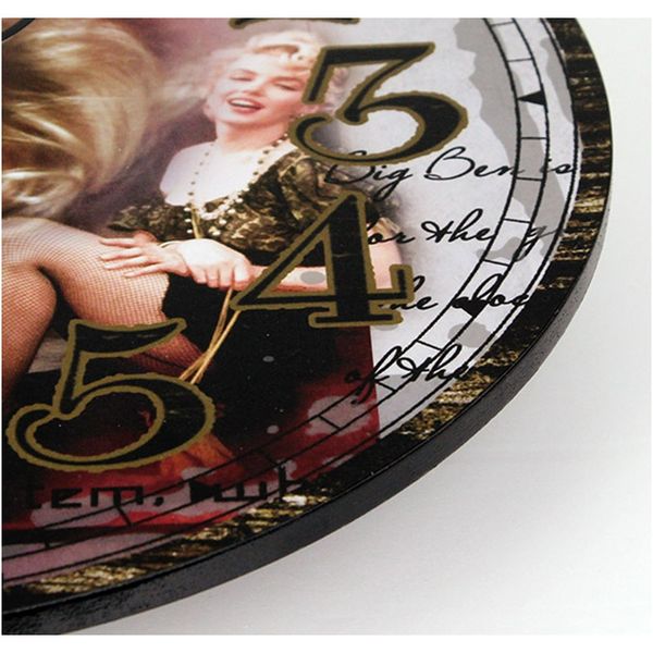 

marilyn monroe home decoration watch wall fashion silent bedroom decor 3d wall clock modern design unique gift orologio parete f jllrvz
