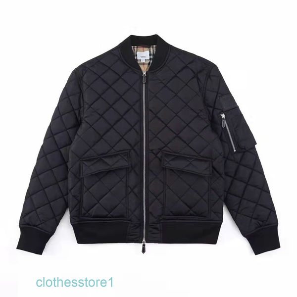 

brand bbr coat correct version of babao high-end fashion br 2fw solid color cotton jacket men's women's autumn winter lingge multi, Black;brown
