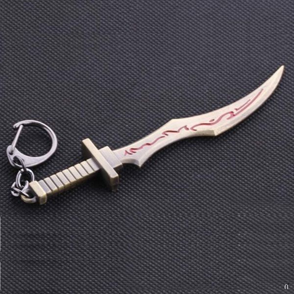 

styles game lol charms jewelry individuality design 8 league of legend sword weapon keychain bronze alloy pendant car ke, Silver