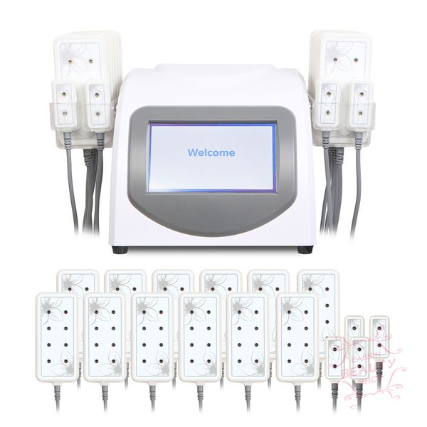 

5mw 6 pads laser lllt cool fat e laser rf lllt cellulite removal machine