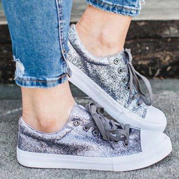 

shoes 2020 new fashion women girls wild casual flat with shoes sequins mixed colors sneakers trend chaussures femme #f03j