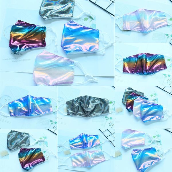 

flashing bling designer reusable face mask men women sequins dustproof protective masks dust fog pm2.5 filter facemask 1 nvz9d