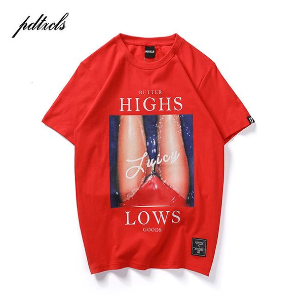 

hot sexy benen gedrukt high street мода korte mouw t рубашки mannen zomer hip hop повседневная катунен топы tees streetwear zwart, White