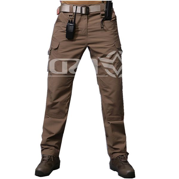 

shanghai story men's tactical casual military army cargo work multi pockets trousers combat pants 3 color, Black