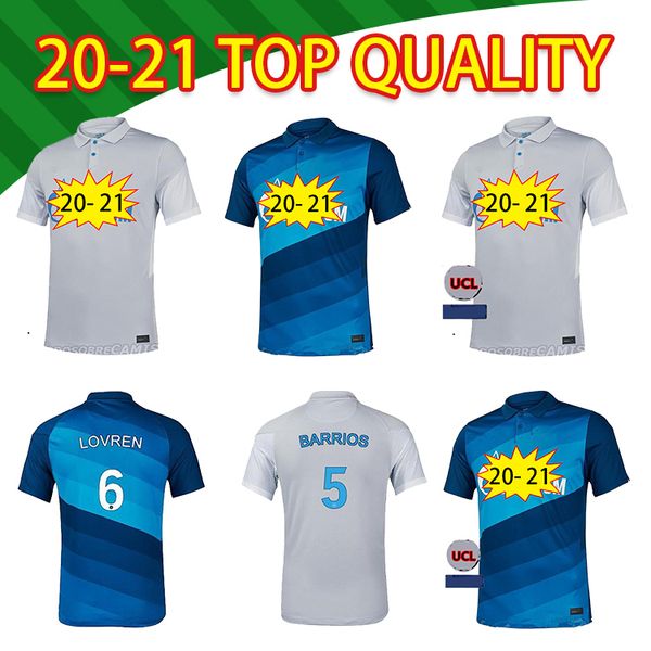 

20 21 fc zenit st. petersburg soccer jersey home away blue gray malcom lovren 2020 2021 santos barrios football shirt maillots de foot, Black;yellow