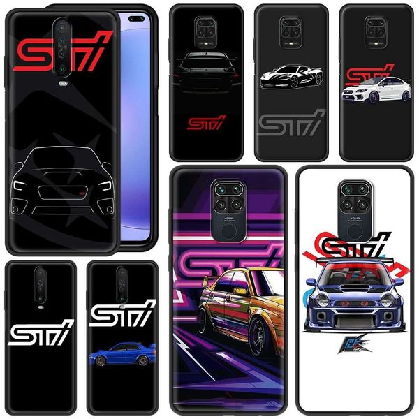 

subaru wrx sti phone case for xiaomi redmi note 9s 8 8t 7 9 9a 7a k30 pro 8a 9c 6a tpu soft shell cover capa