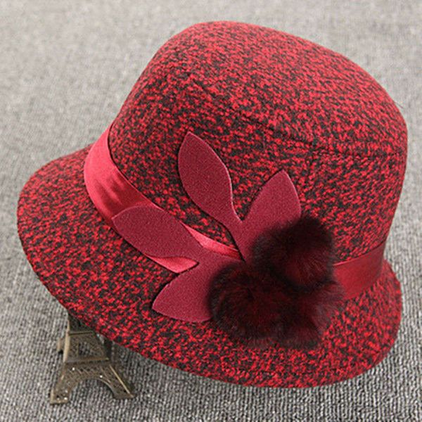 

women's autumn and winter new korean woolen hat