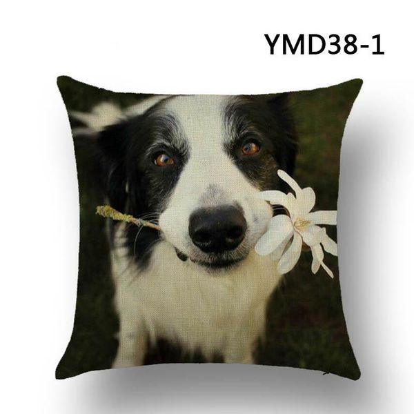 

45 * 45см декоративная наволочка мопс собака диван-кровать дома декор подушка чехол подушка крышка фундас кожей декоративо бросить подушку ч