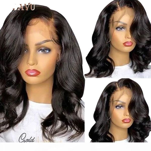 

body wave lace front human hair wigs remy peruvian hair body wave wig 150% density 13x4 lace front wigs for black women, Black;brown