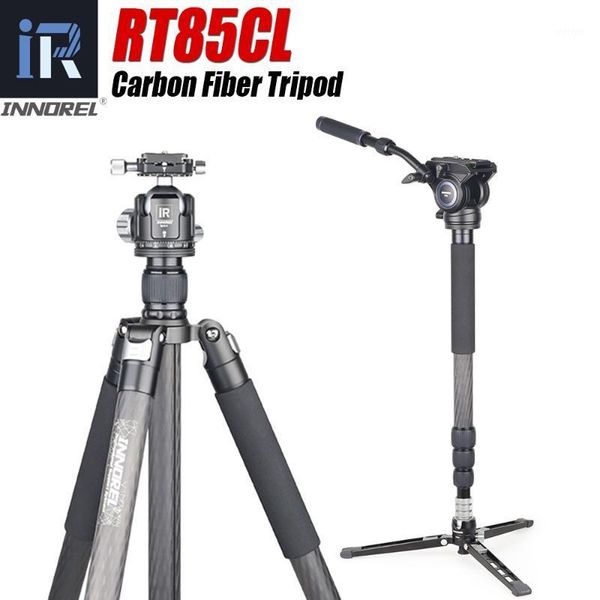 

innorel rt85cl professional 10 layers carbon fiber tripod travel pgraphic portable stand monopod for digital dslr camera1