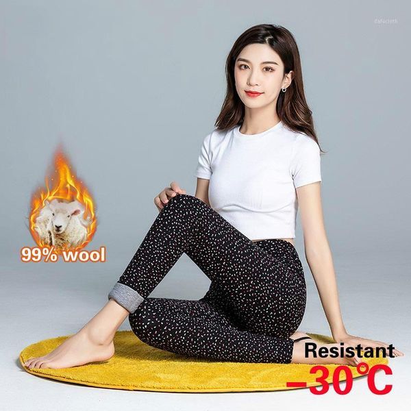 

high waist woman wool warm pants winter skinny thick pants girls leggings women trousers winter for women leggings #98031, Black;white