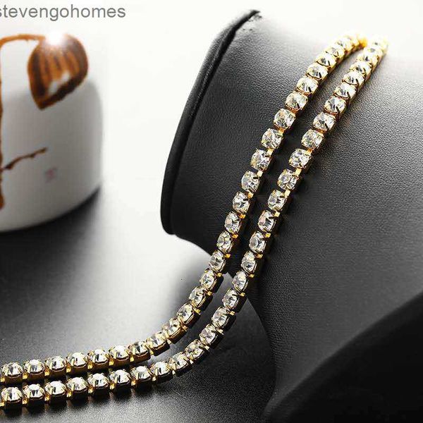 

necklace diamond men's fashion trend hip hop, Silver