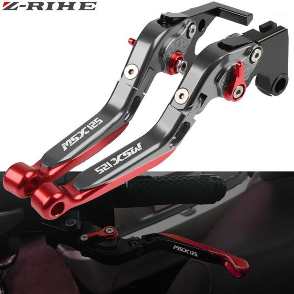 

for msx125 cnc aluminum motorcycle folding extendable brake clutch lever for msx125 msx 125 grom 2014-2019 2018 20171