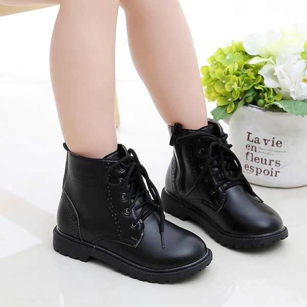 

boots fall and winter boys' women' shoes girl scouts' snow scouts, Black;grey