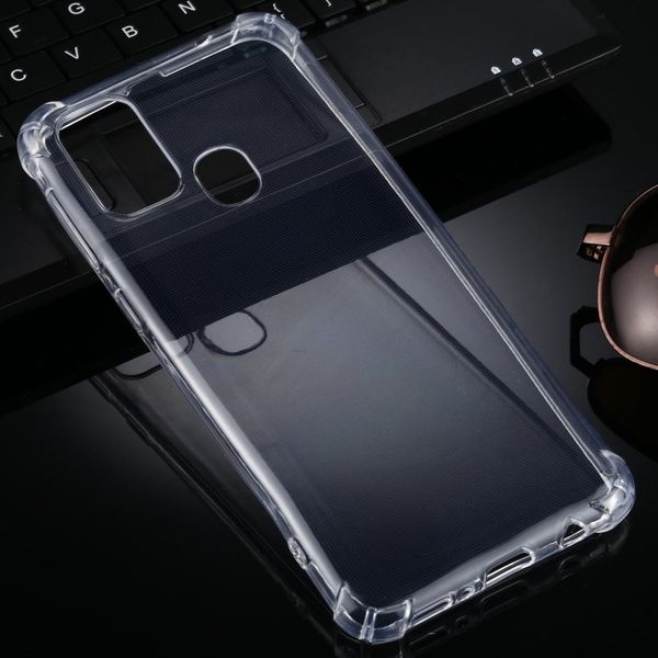 

for samsung galaxy m31 four-corner anti-drop ultra-thin tpu case