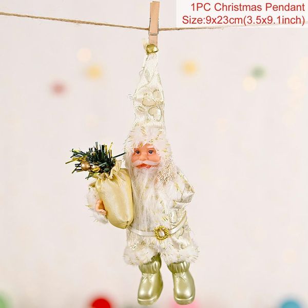 

fengrise santa claus doll ornaments merry christmas decor for home xmas gifts christmas table decor navidad 2020 new year 2021 wmtplv