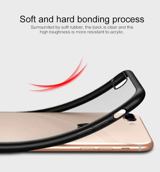 

bgrfmobile phone transparent fall proof cover, transparent tpu soft cover, fashionable, suitable for vip 7 plus