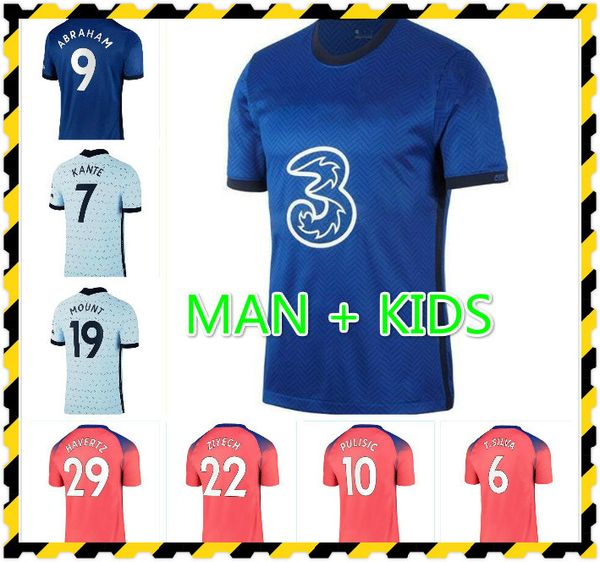 

20 21 abraham werner havertz chilwell ziyech футбол футбол 2020 2021 футболка pulisic футбол kante mount men kids наборы наборы таиланда, Black;yellow