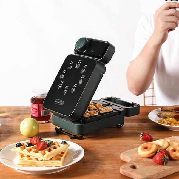 

electric sandwich maker timed waffle maker toaster baking multicooker breakfast machine sandwichera baking cake 600w1