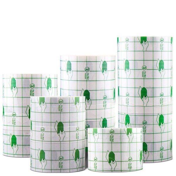 

outdoor gadgets 1 roll waterproof transparent adhesive tape bath anti-allergic medicinal pu membrane fixation