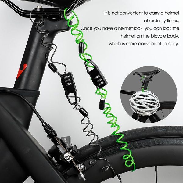 

west biking bicycle lock mini шлем замок мотоцикл велоспорт самокат 3 цифровая комбинация пароль защитный кабель замок q bbyuqc
