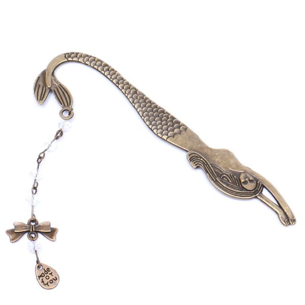 

1x ретро сплава металлическая закладка русалка из бисера или гениальный бабочка мода мода старинные закладки 1x ретро h wmtkdg