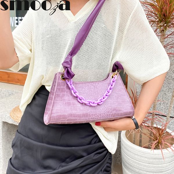 

hbp smooza female new fashion bag alligator chain mini square bag shoulder casual purse crocodile pattern crossbody