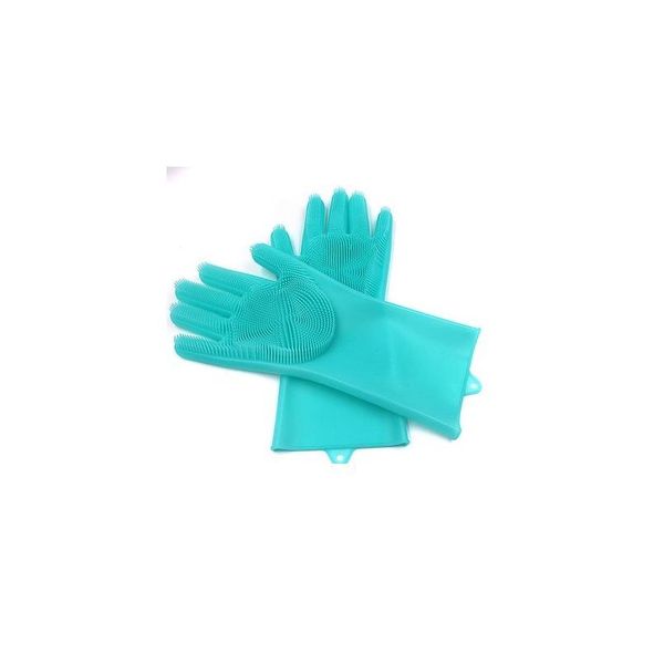 

1pair sile cleaning gloves gloves kitchen magic sile dish washing glove for household scrubber rubber kitchen cl jllvgz