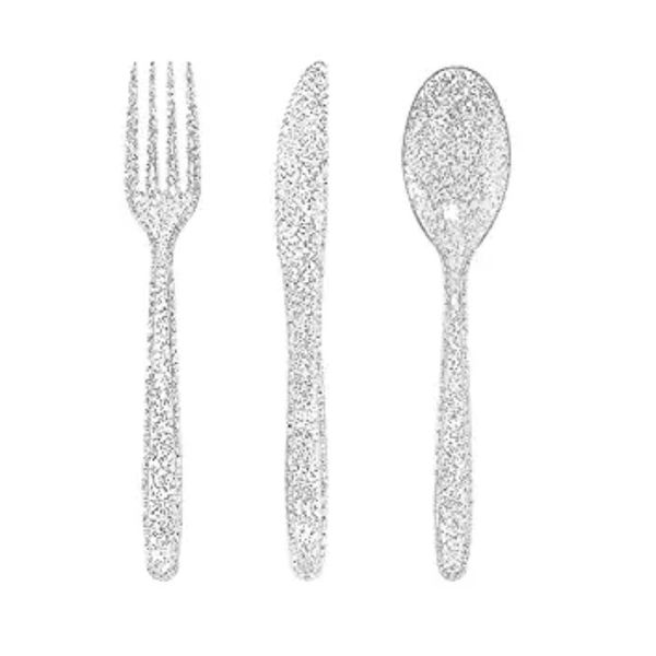 

disposable knife fork spoon set plastic tableware sets birthday party wedding western restaurant knifes forks spoons suit 1 3cx l1