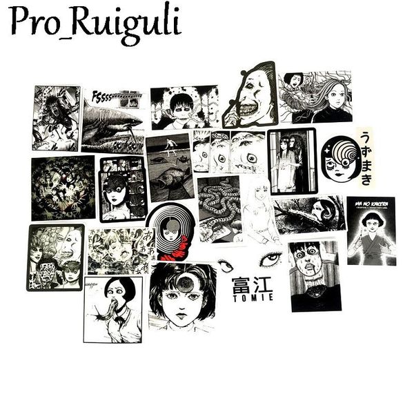 

56 шт. junji itou tomie whirlpool scrapbooking наклейки пакеты водонепроницаемый скейтборд чемодан гитара граффити наклейки пастеры дети bby