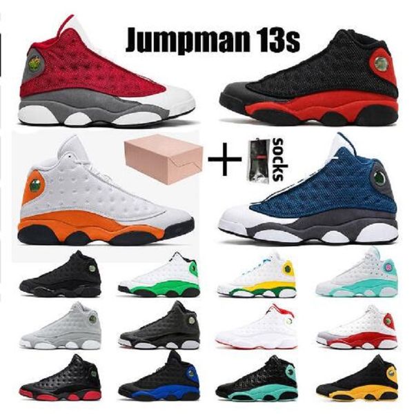 

2021 high new arrival jumpman 13 gs playground 3m reflection black white 13s men basketball sports shoes sneakers