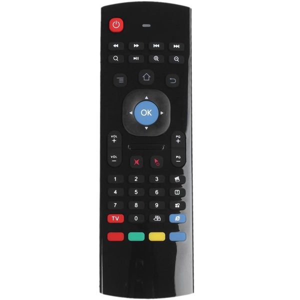

mx3 portable 2.4g wireless remote control keyboard controller air mouse for smart tv android tv box mini pc htpc black