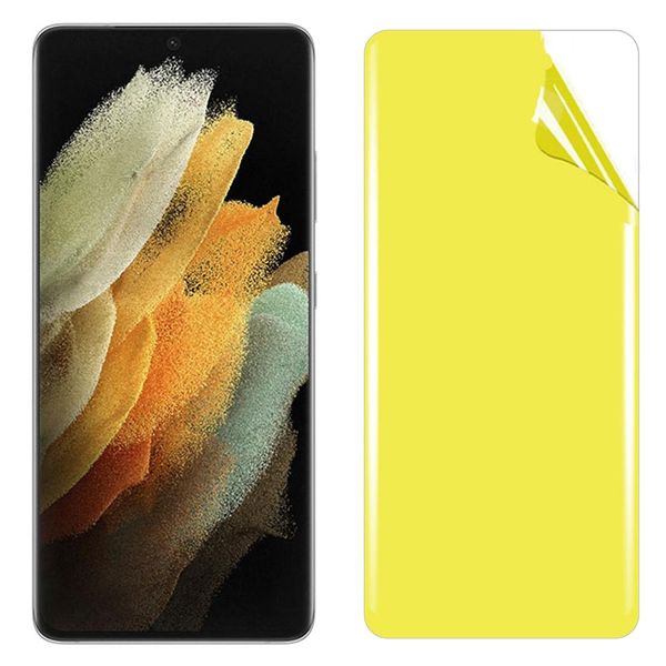 

for samsung galaxy s21 ultra 5g soft tpu full coverage front screen protector