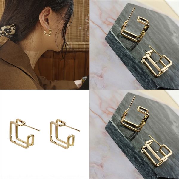 

5l8g dvacaman dinosaur earring animal cute fashion huggie earrings for women unique charm animal rhinestone gifts earrings stud, Golden