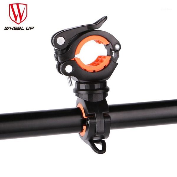 

new design rotating bike mount clamp clip double holder led front lamp handlebar holder cycling accessories1