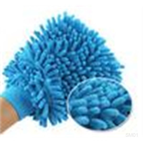 

wash microfiber car cleaning cloth chenille mop glove mitt