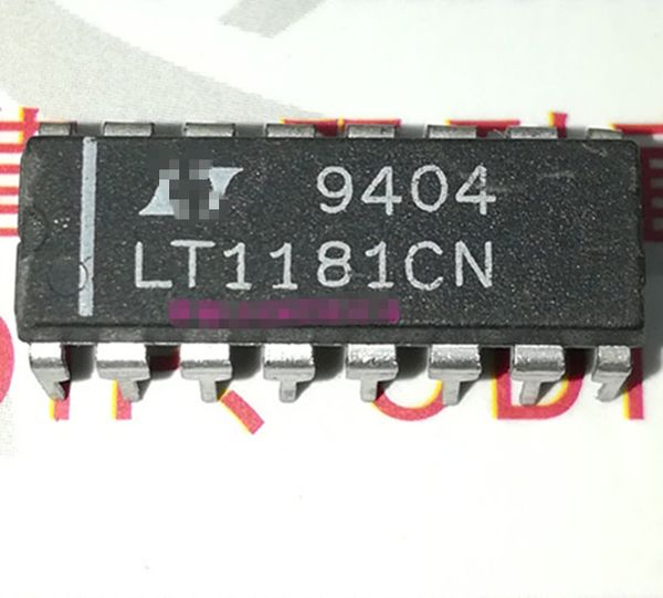 LT1181ACN, LT1181CN entegre devreleri bileşenleri cips, düşük güç 5V RS232 çift sürücü / alıcı ICS, çift iç içi 16 pin dip plastik paketi IC / LT1181. Pdip16