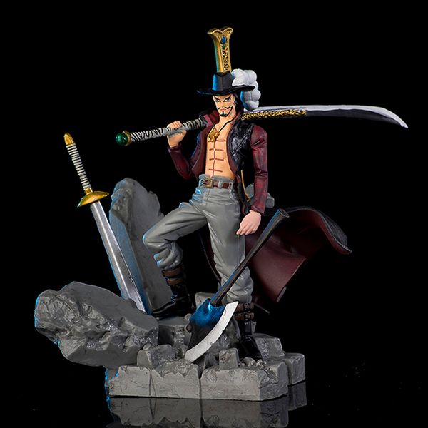 

hyfrdfspecial price pirate modeling king battle eagle eye hand made doll ornament model toy anime peripheral mangdr, Silver